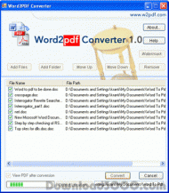 WordtoPDF screenshot